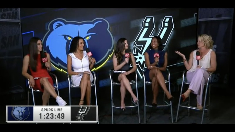 image 0 Michelle Beadle Leads All-women Pre-game Panel Ahead Of San Antonio Spurs Vs. Memphis Grizzlies