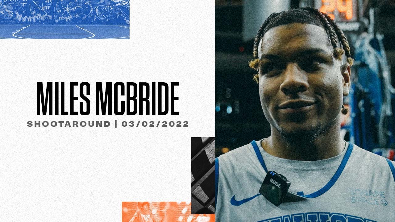 image 0 Miles Mcbride : Knicks Shootaround (3/2)