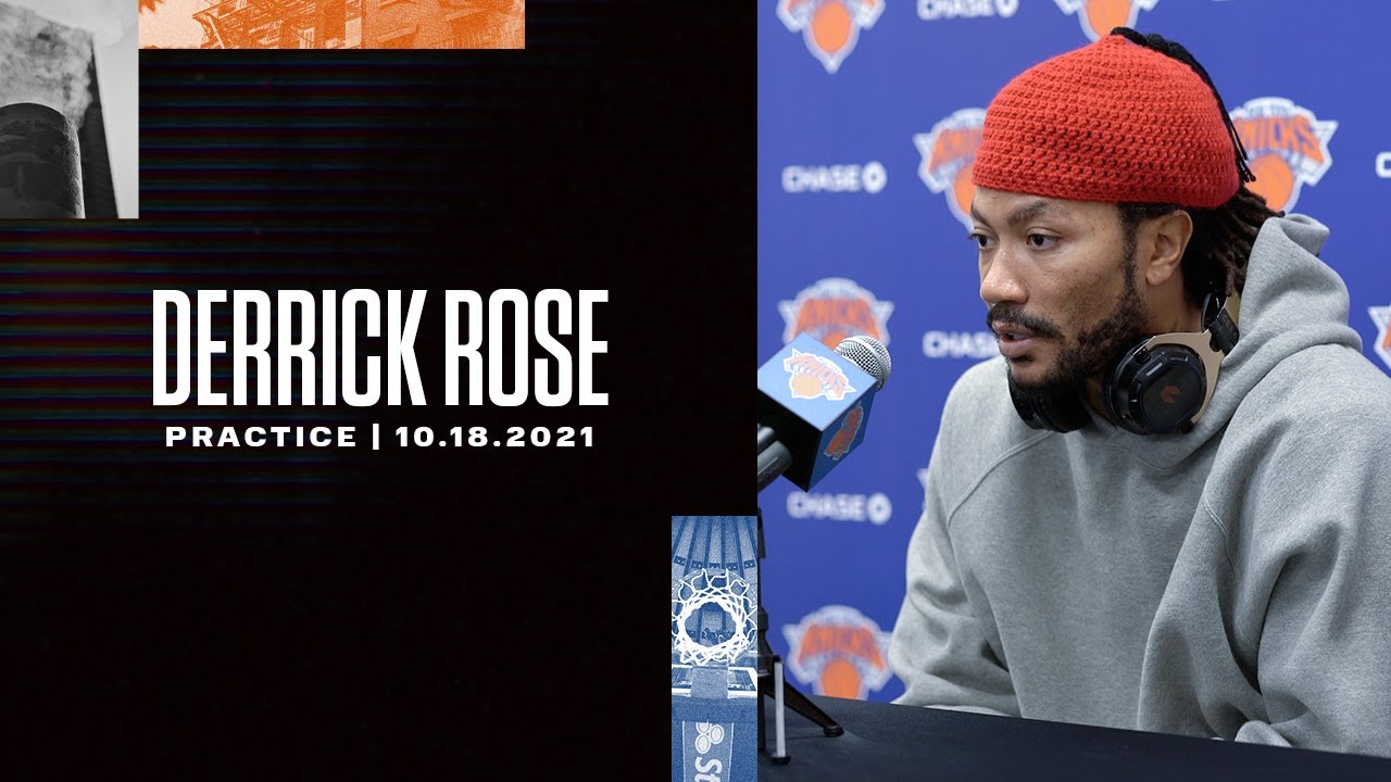 image 0 New York Knicks Media : Derrick Rose (practice 10/18/21)