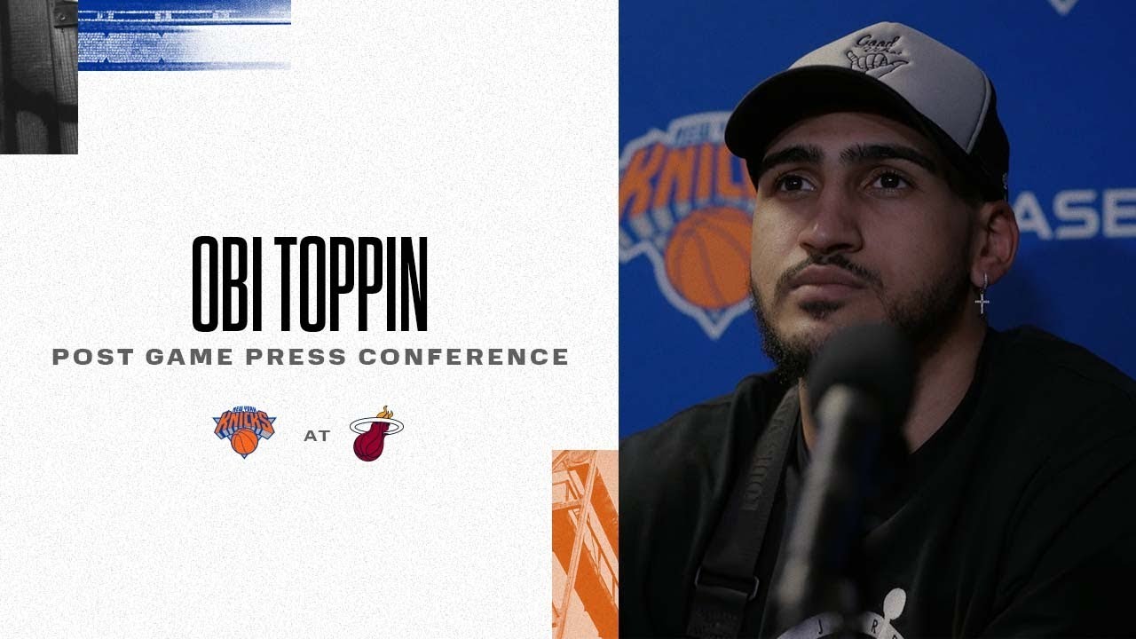 image 0 Obi Toppin : Knicks Postgame (1/26)
