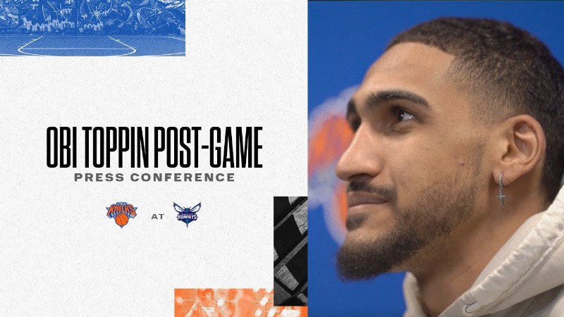 image 0 Obi Toppin : Knicks Postgame (3/23)