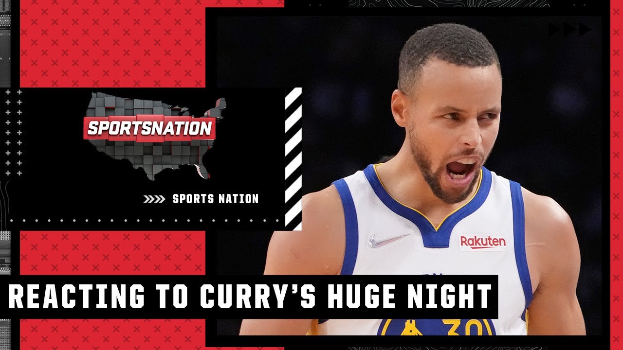 image 0 Reacting To Stephen Curry's Huge Performance In Brooklyn 🍿: Sportsnation