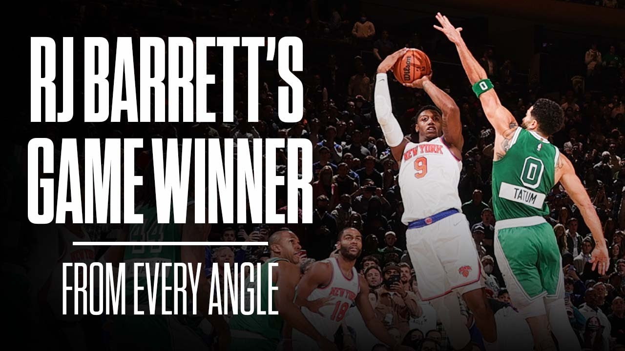 image 0 Rj Barrett Called Game Vs. Celtics : New York Knicks