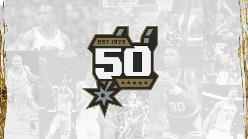 image 0 San Antonio Spurs 50th Anniversary Season Announcement