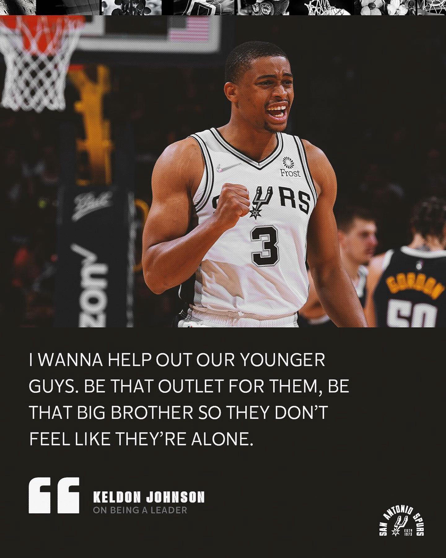 San Antonio Spurs - KJ is ready to take the next step as a leader on the team