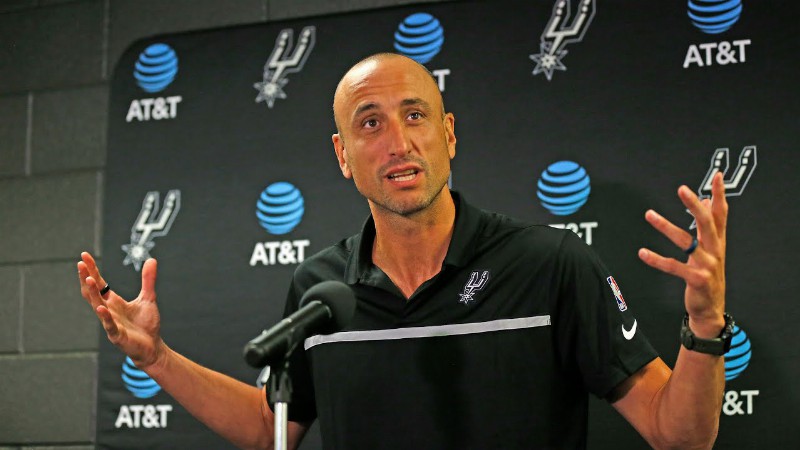 image 0 San Antonio Spurs Legend Manu Ginobili's Naismith Basketball Hall Of Fame Press Conference (english)