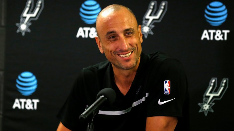 image 0 San Antonio Spurs Legend Manu Ginobili's Naismith Basketball Hall Of Fame Press Conference (spanish)