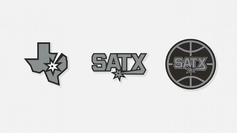 image 0 San Antonio Spurs Unveils Three New Secondary Logos To Brand Identity
