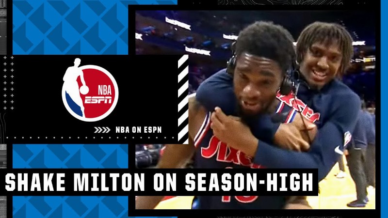 image 0 Shake Milton Reacts To Season-high 30 Pts: 'playoffs Here We Come!' : Nba On Espn