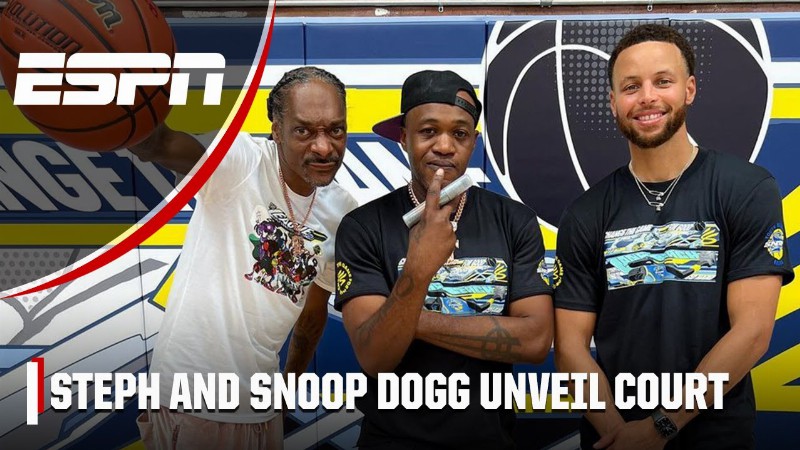 Steph Curry And Snoop Dogg Unveil New Basketball Court 👀 : Nba Today