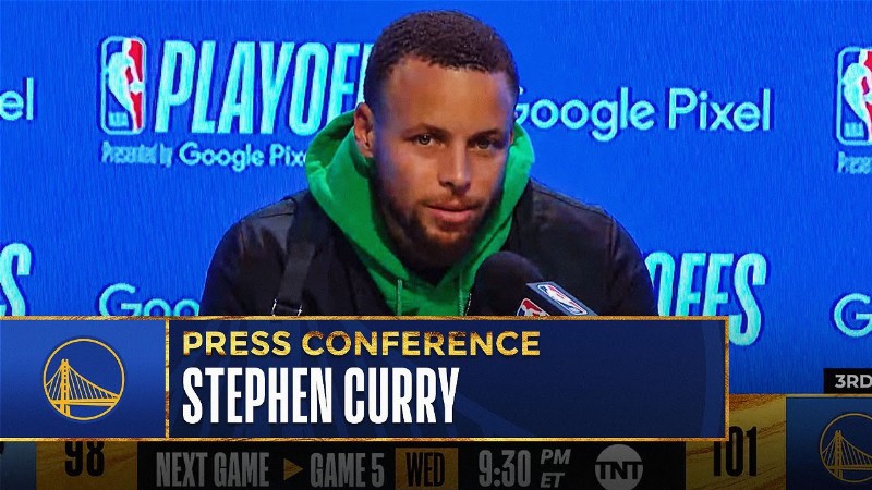 image 0 Steph Talks After Scoring 32 Pts In Warriors Win!