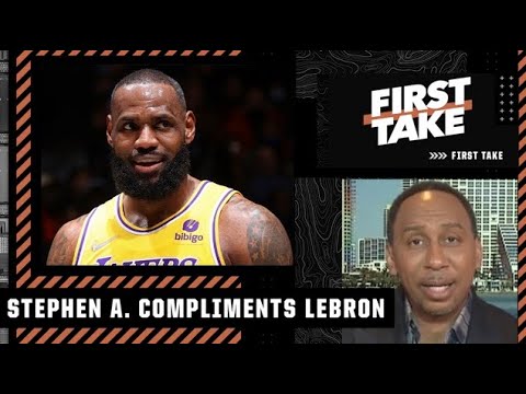 image 0 Stephen A. Compliments Lebron James: ‘he Is In The Same Room As Michael Jordan!’ : First Take