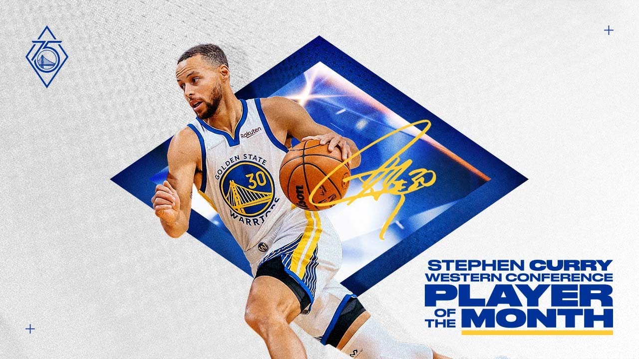 image 0 Stephen Curry Named Western Conference Player Of The Month!