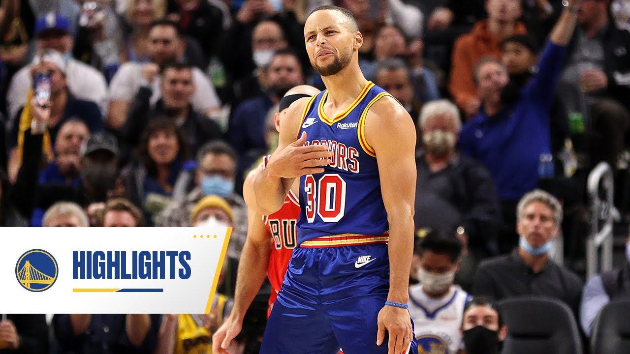 image 0 Stephen Curry Puts On A Show With 40 Points & 9 Threes Vs. Chicago : Nov. 12 2021