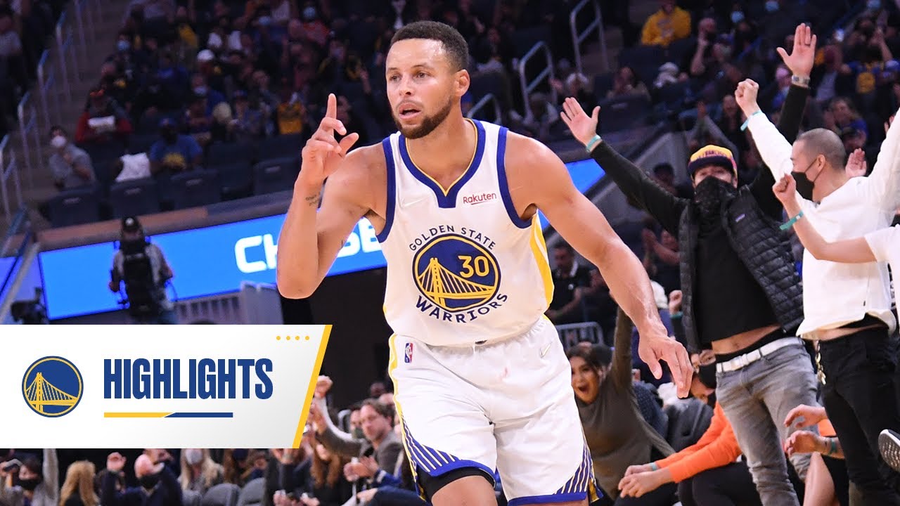 image 0 Stephen Curry Scores 30 Points In Warriors' Win Vs. Lakers : Oct. 8 2021