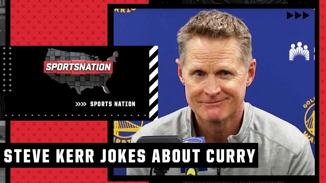 image 0 Steve Kerr Jokes That He's Going To Sit Steph Curry Against The Knicks 🤣 : Sportsnation