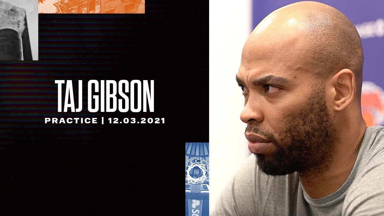 image 0 Taj Gibson : Knicks Practice — 12/03/21