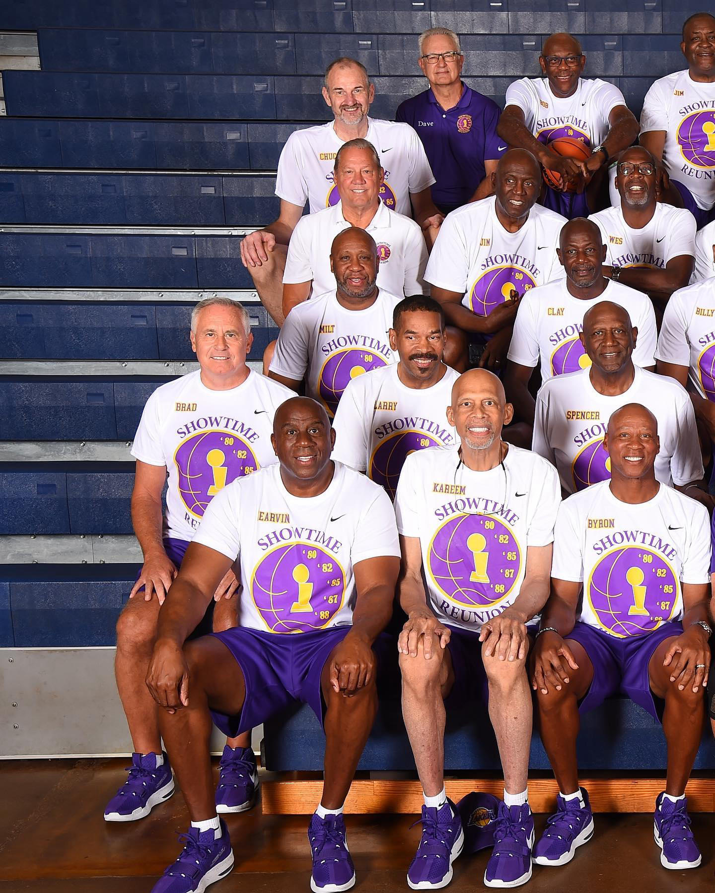 The “SHOWTIME” #lakers got back together in Maui