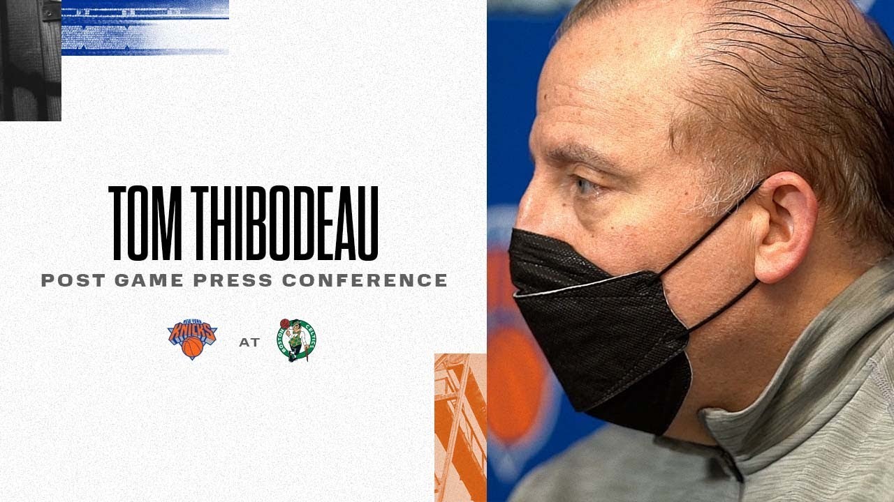image 0 Tom Thibodeau : Knicks Post-game (01/08/22)