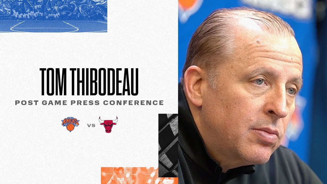 image 0 Tom Thibodeau : Knicks Post-game (12/2/21)