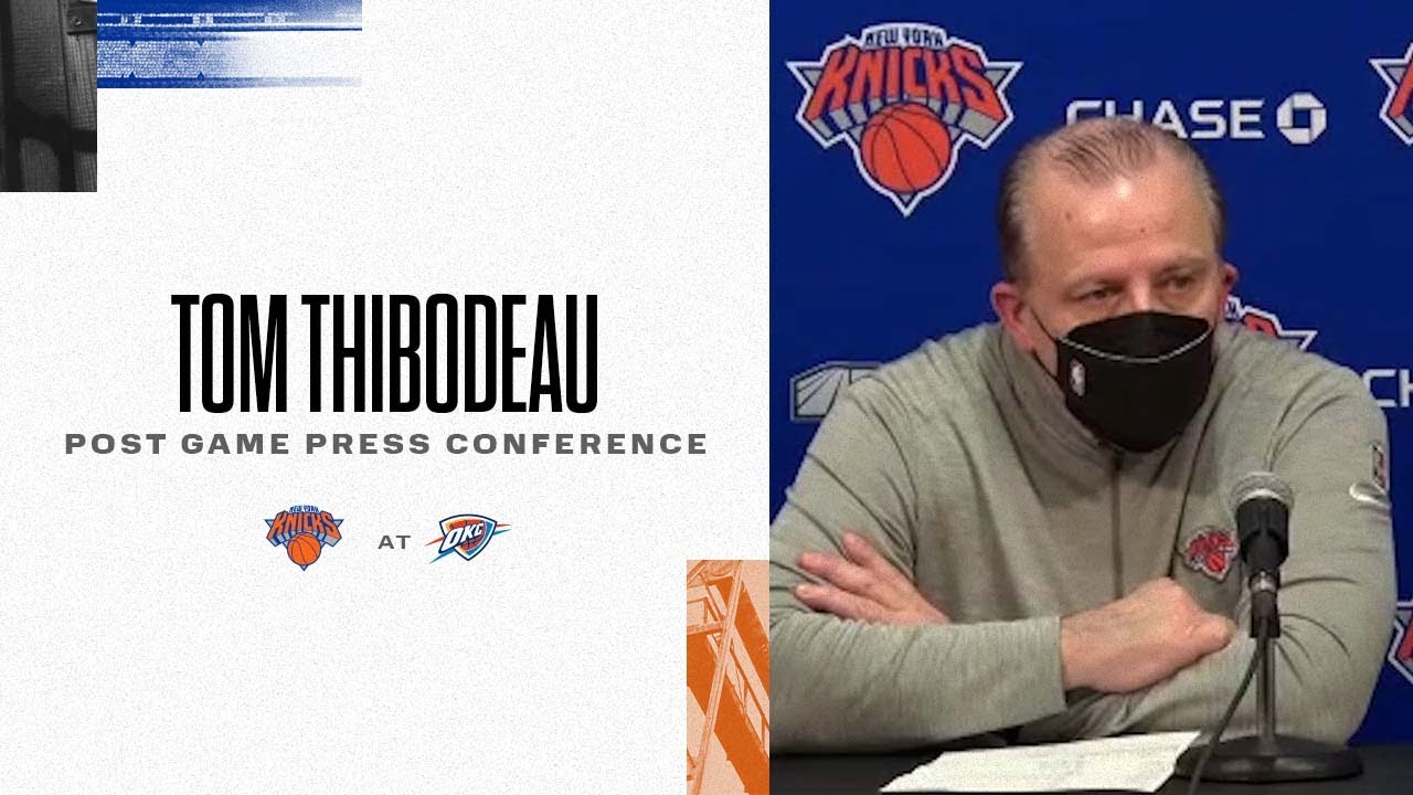image 0 Tom Thibodeau : Knicks Postgame (12/31)
