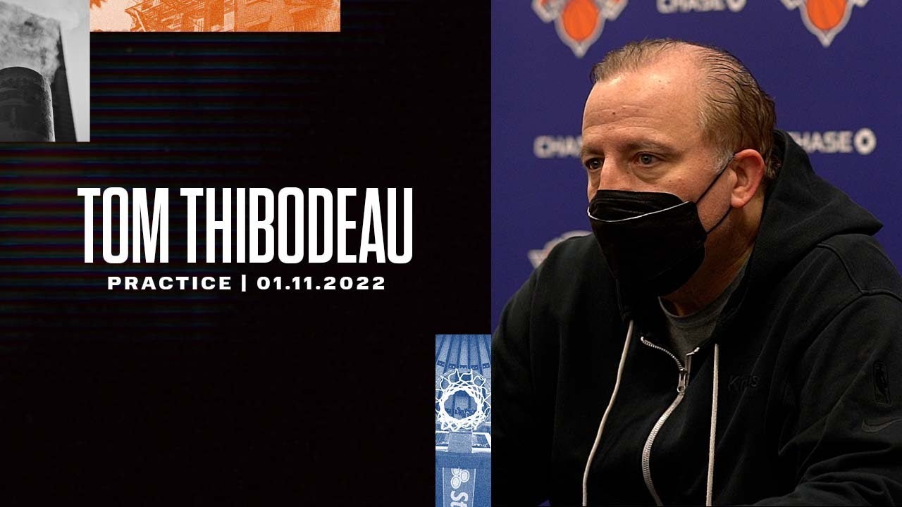 image 0 Tom Thibodeau : Knicks Practice - 01/11/22