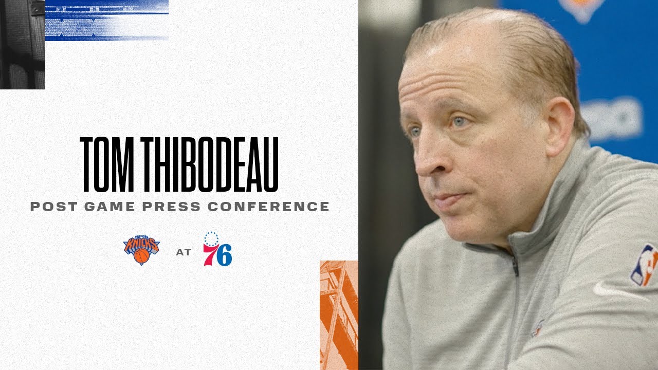 image 0 Tom Thibodeau: we Came Out With A Lot More Intensity : Knicks Post-game (11/08/21)