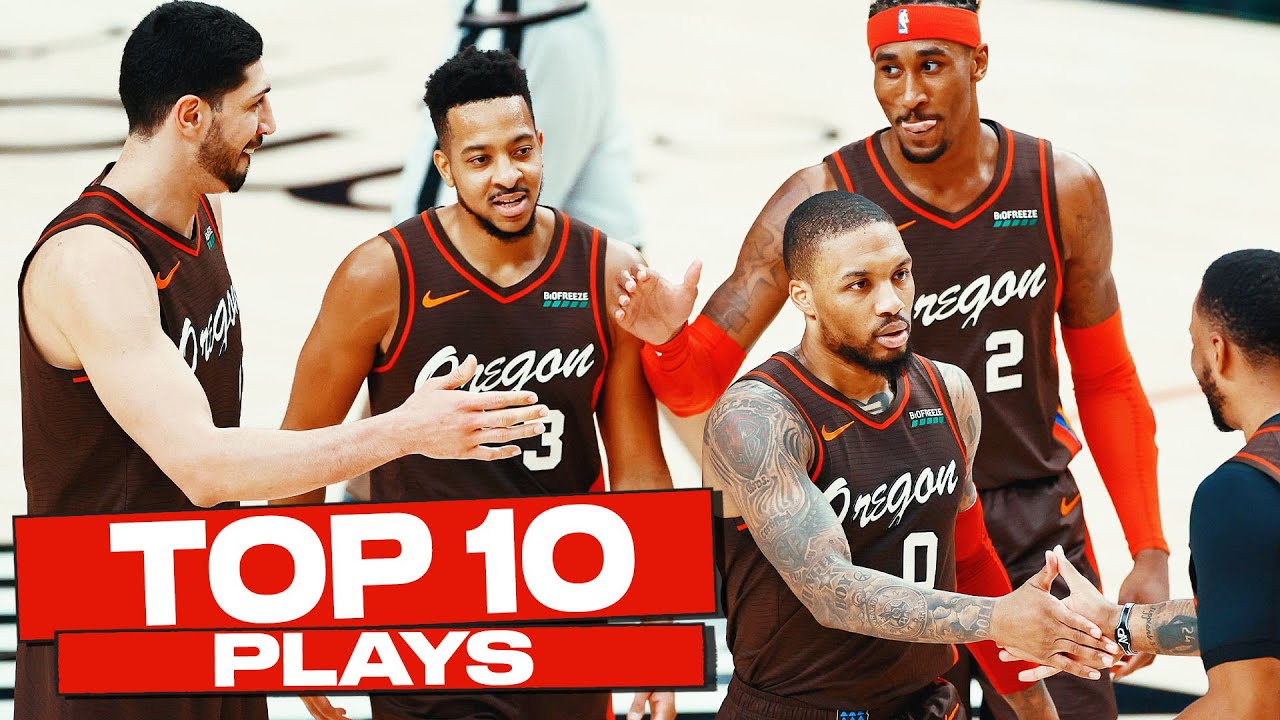image 0 Top 10 Portland Trailblazers Plays Of The Year!