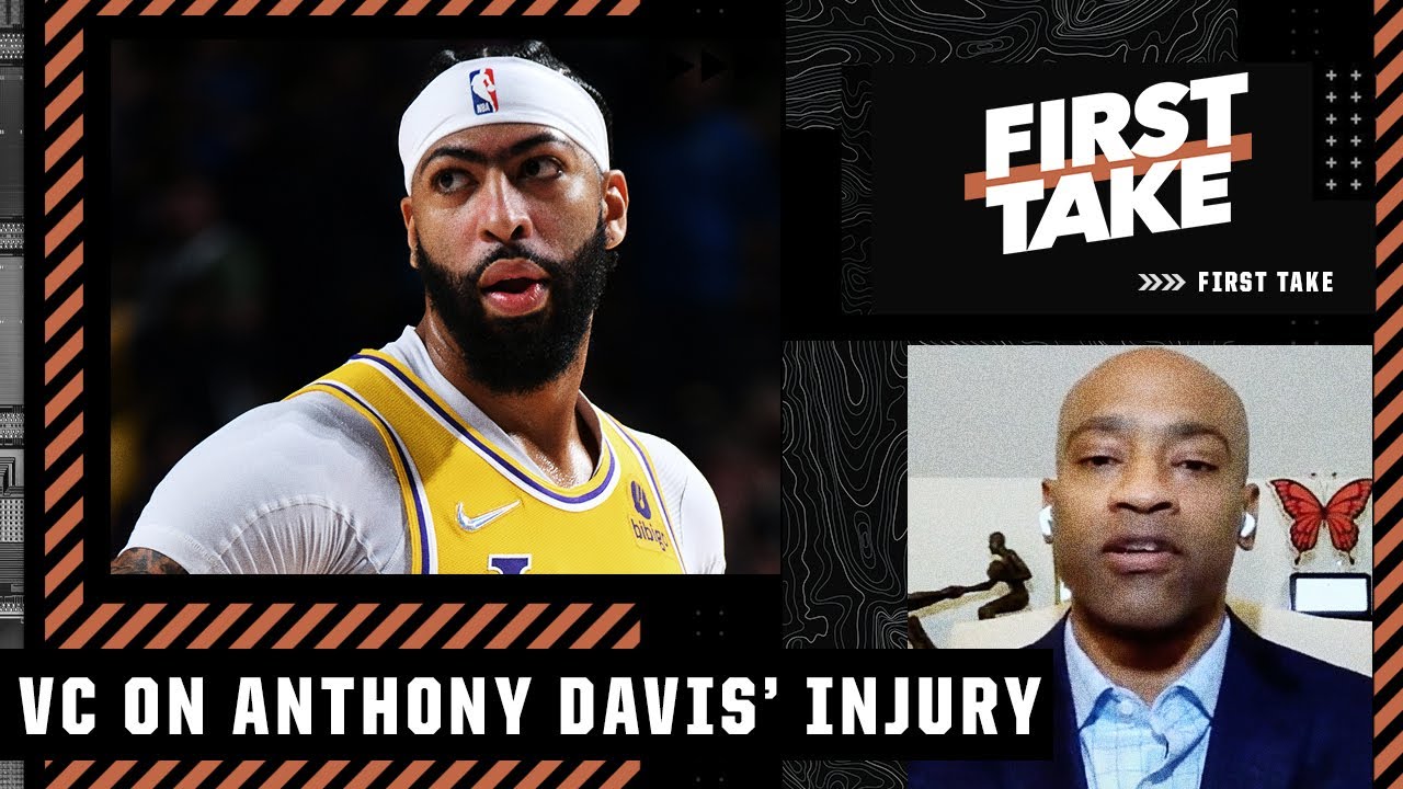 image 0 Vince Carter Reacts To Anthony Davis' Mcl Injury : First Take